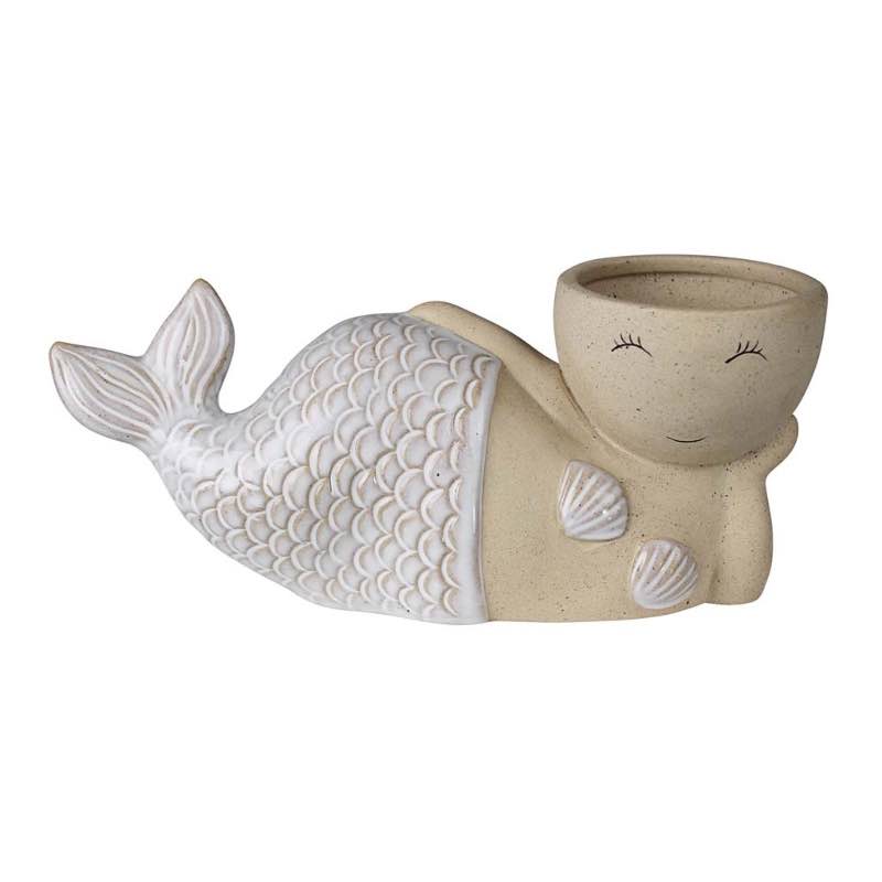 Reclining Mermaid Cachepot