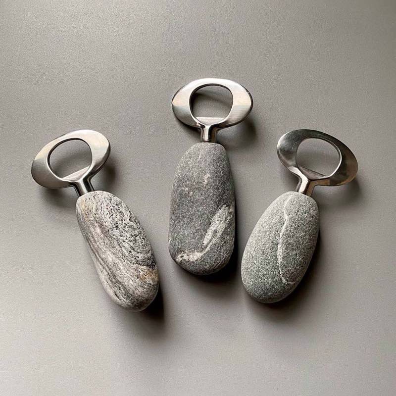 Beach Stone Bottle Opener