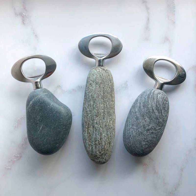 Beach Stone Bottle Opener