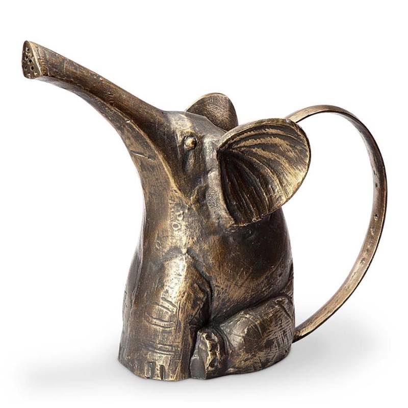 Handcrafted Metal Elephant Watering Can