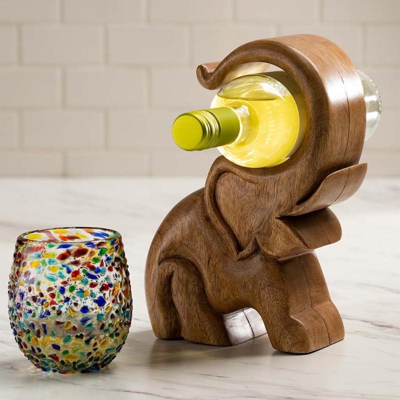 Elephant Wine Rack