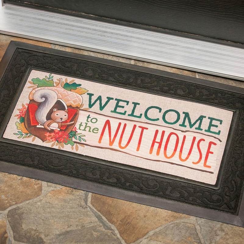 Welcome to the Nut House Sassafras Switch Mat