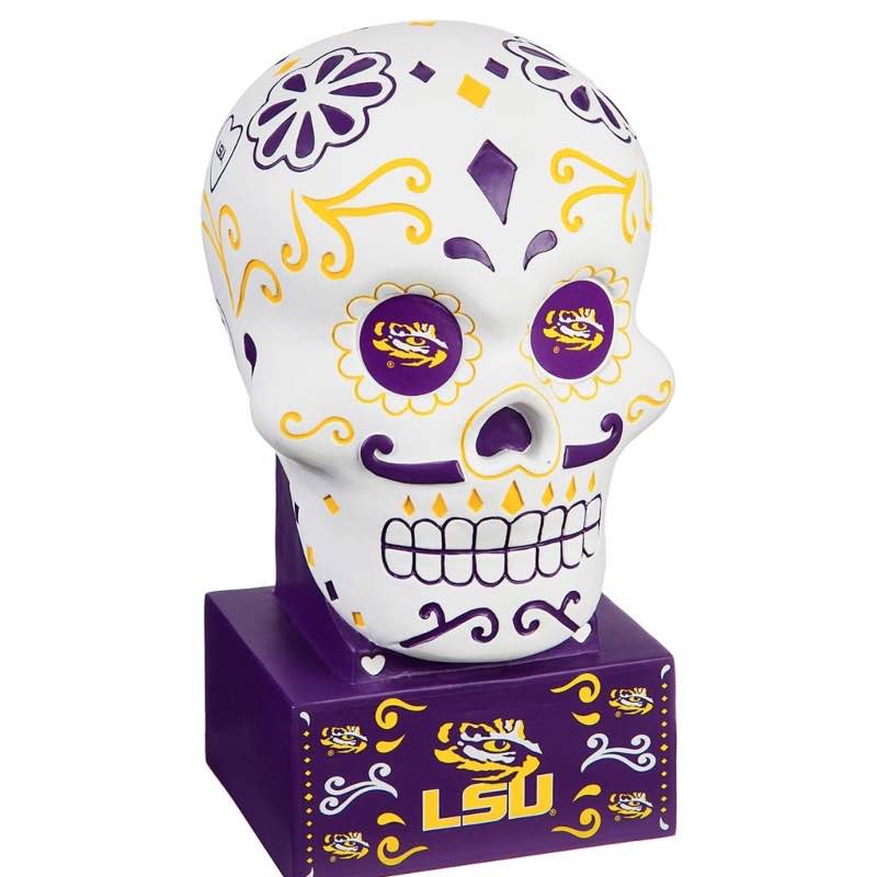 LSU Sugar Skull Statue