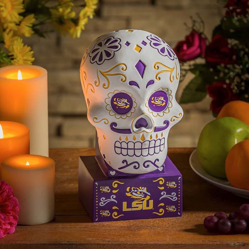 LSU Sugar Skull Statue