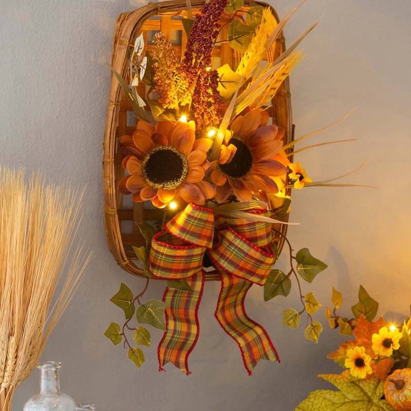 Artificial Sunflower in Basket