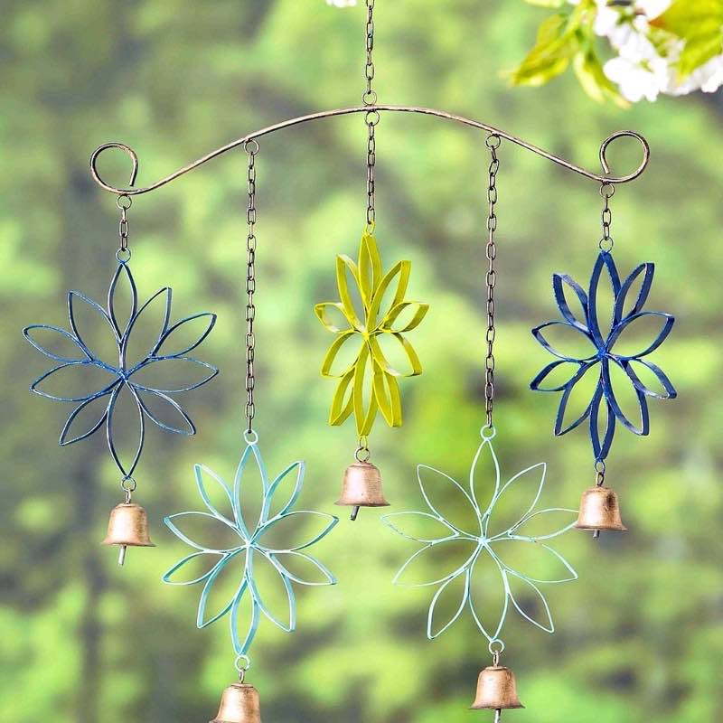 Floral Wind Chime with Bells