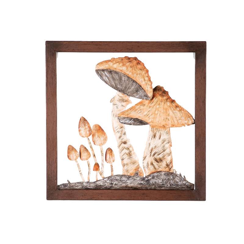 Metal Mushroom Wall Art