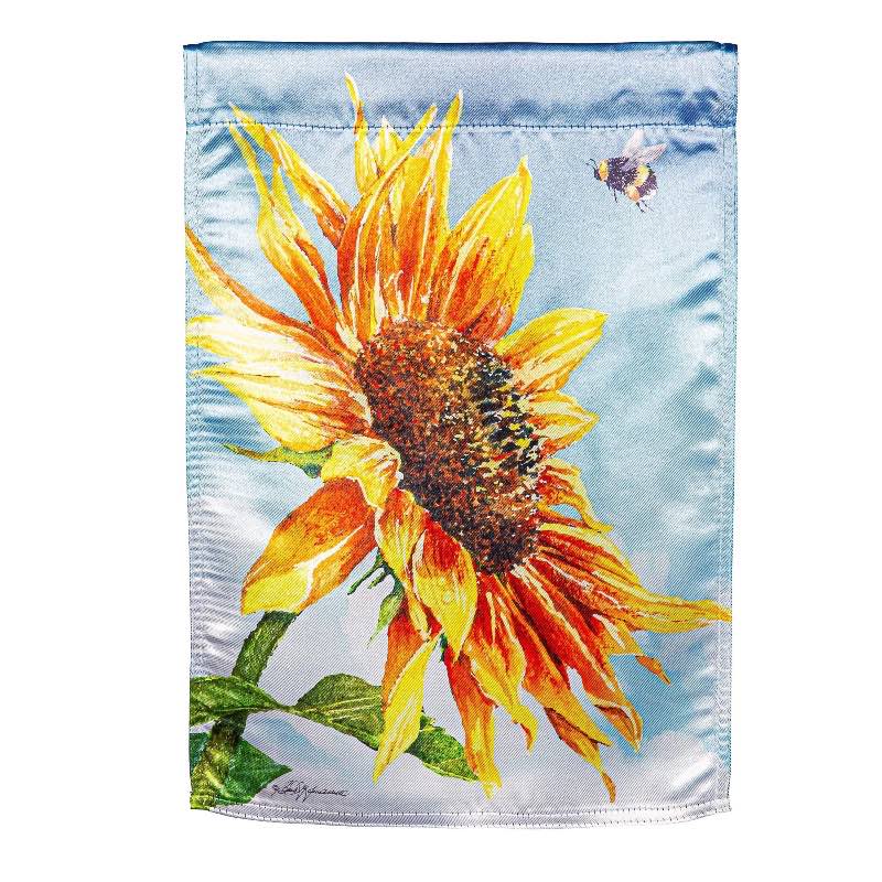 Sunflower Luster Garden Flag