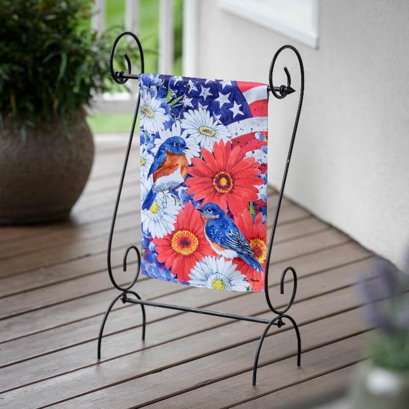 American Glory Suede Garden Flag