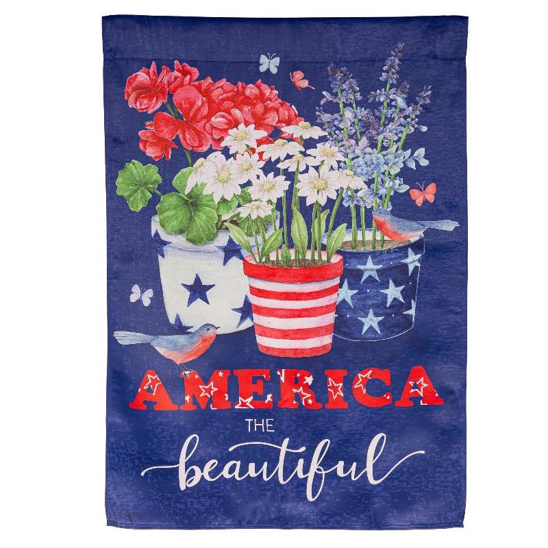 America the Beautiful Eco-Friendly House Flag