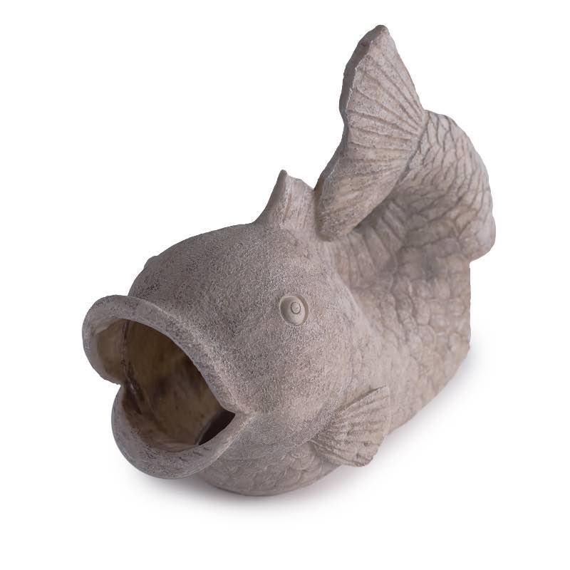 Resin Friendly Fish Decorative Downspout Cover