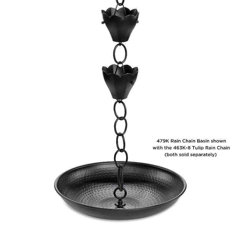 Black Rain Chain Basin