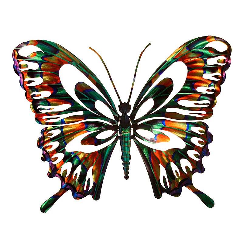 Butterfly Reflective Metal Wall Sculpture