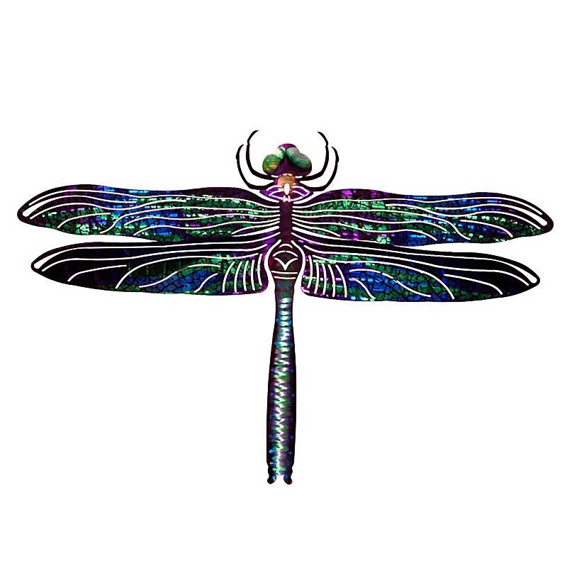 Dragonfly Reflective Metal Wall Sculpture