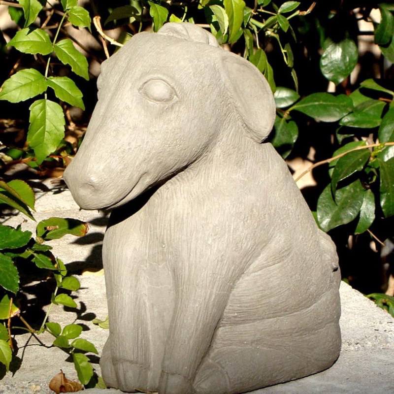 Handcrafted Stone Donkey Garden Sculpture