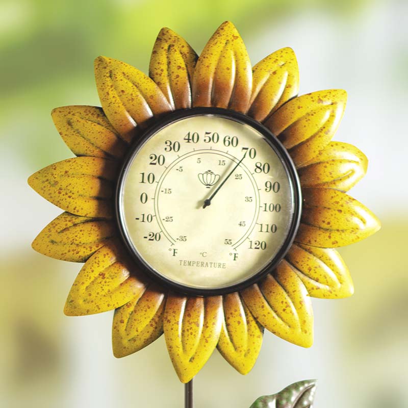 Flower Thermometer Stake