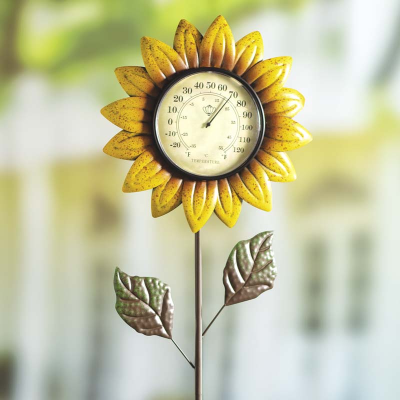 Flower Thermometer Stake