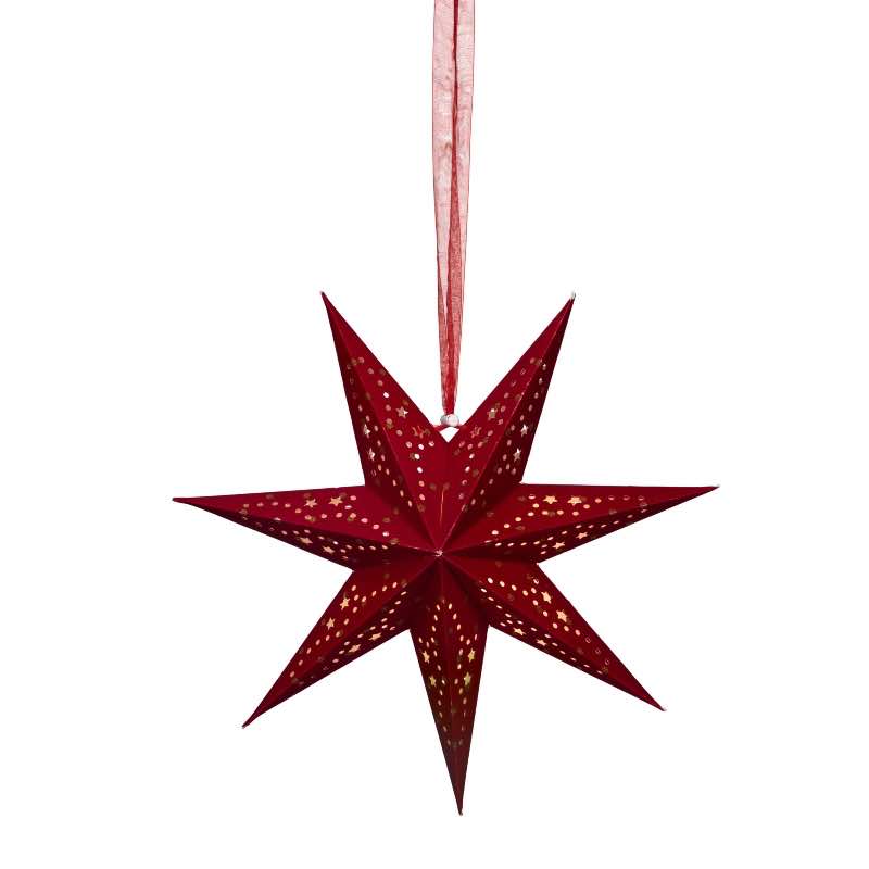 Hanging LED Paper Star