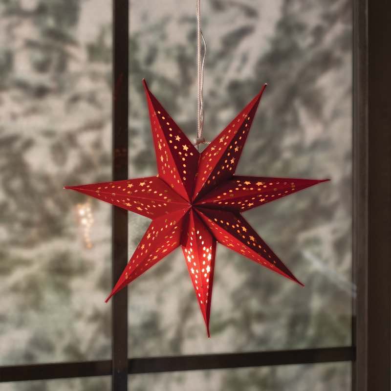 Hanging LED Paper Star