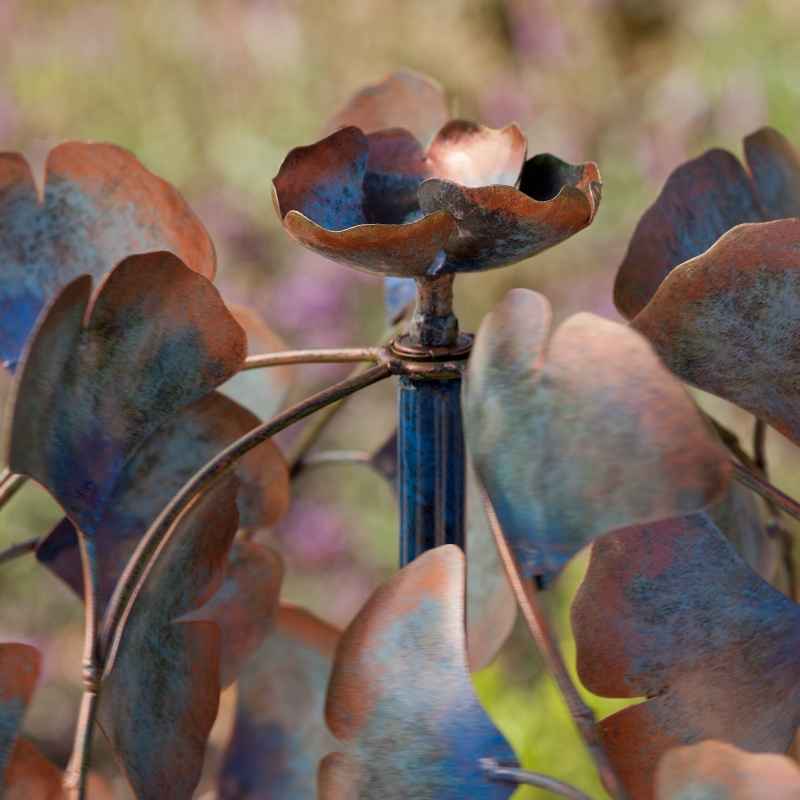 Recycled Metal Ginkgo Leaf Spinner