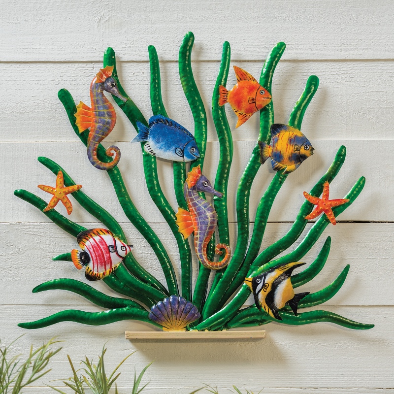 Aquatic Sealife Metal Wall Decor