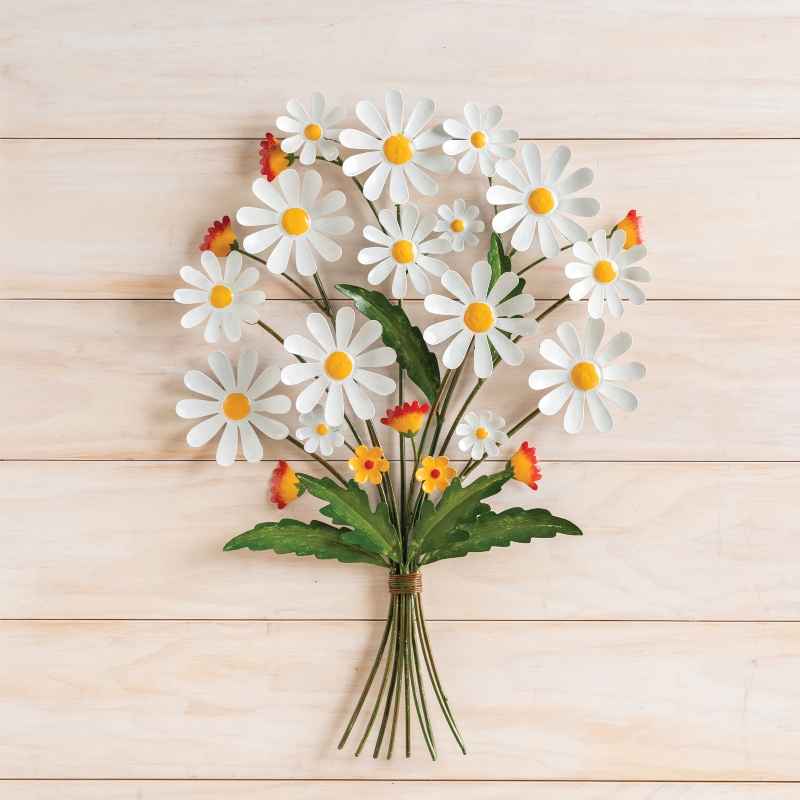 Daisy Bouquet Metal Wall Decor