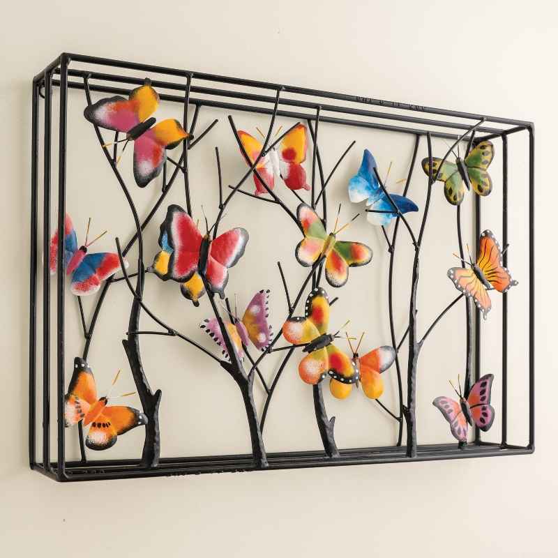 Butterflies in 3D Metal Wall Art