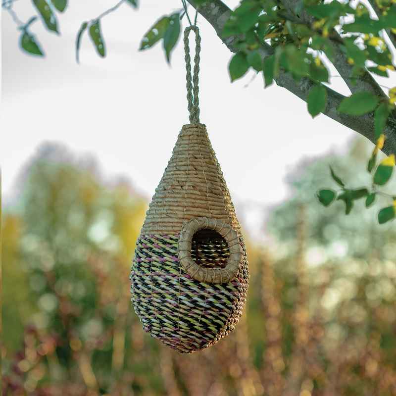 Teardrop Woven Birdhouse