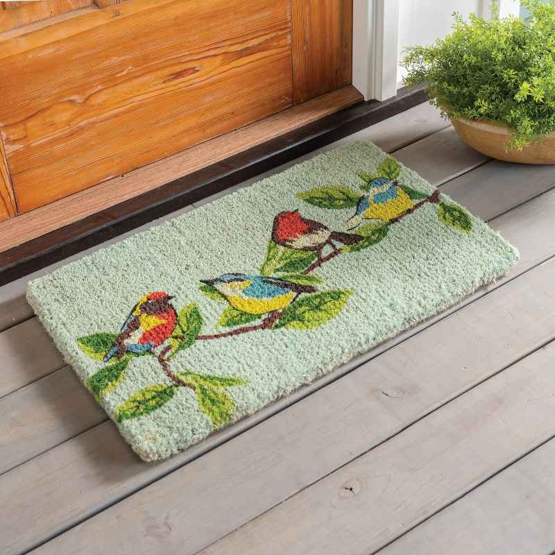 Birds on Branch Coir Mat