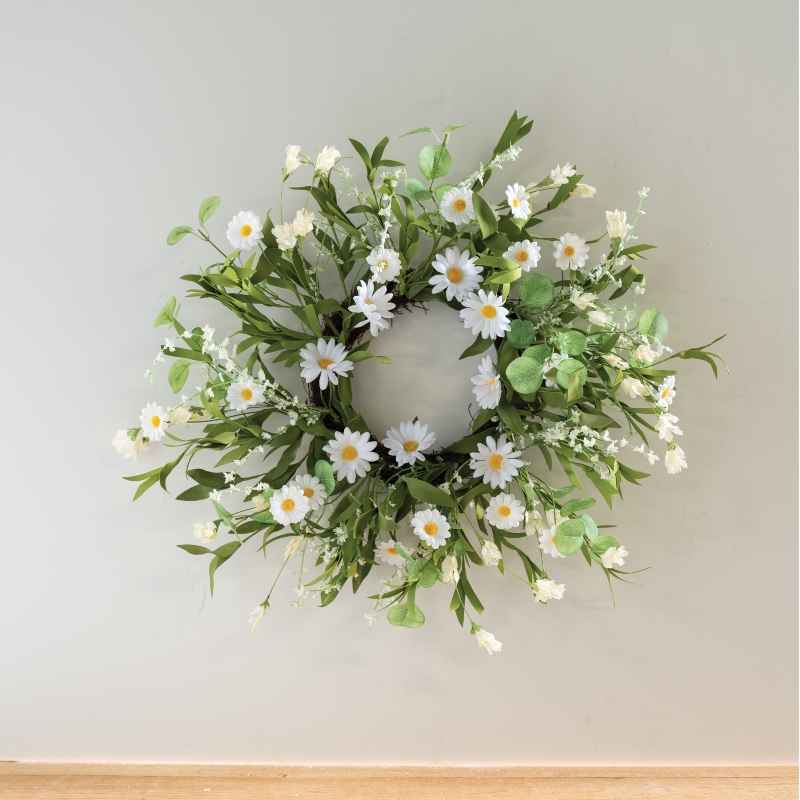Daisy Wildflower Wreath