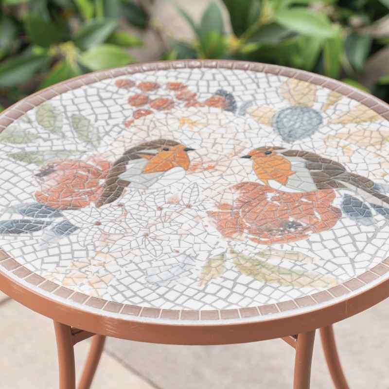 Aberdeen Stone Mosaic Side Table