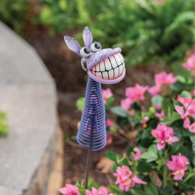 Donkey Smile Garden Stake