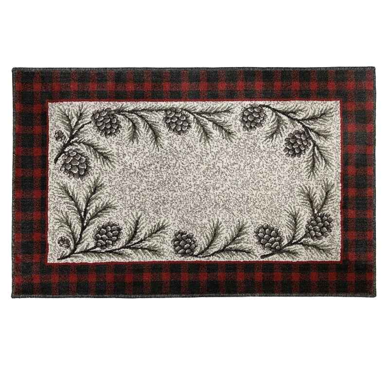 Vista II Timber Pine Hearth Rug