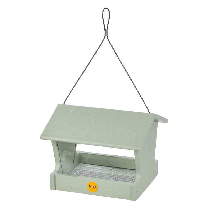 Sage Green Recycled Poly Lumber Hopper Feeder