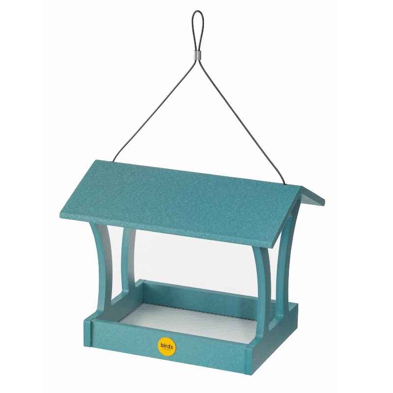 Lake Blue Recycled Poly Lumber Fly-Thru Feeder