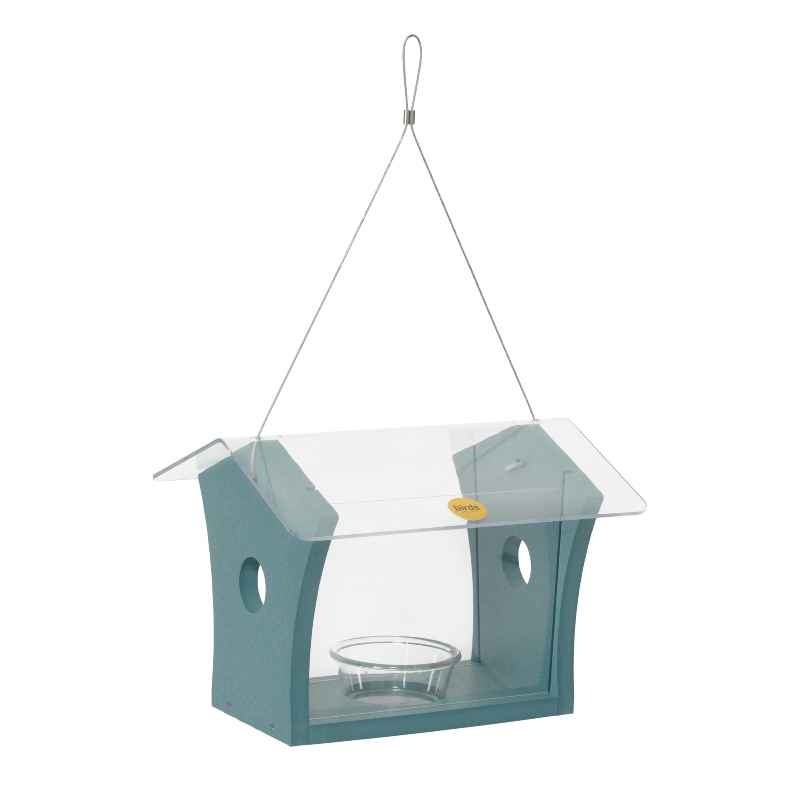 Lake Blue Recycled Poly Lumber Bluebird Feeder