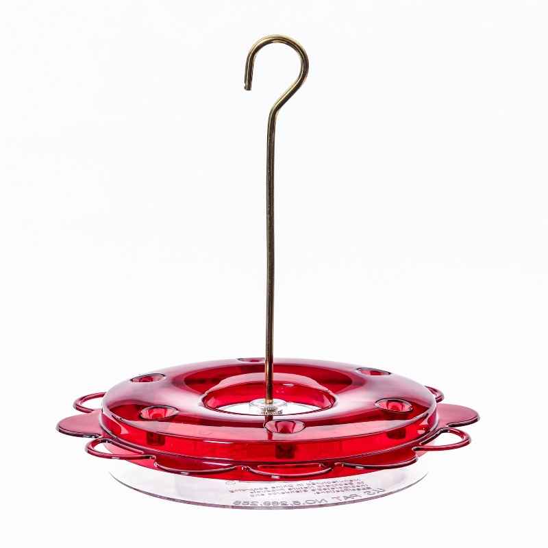 Hummingbird Feeder with Six Nectar Ports, 12 oz.