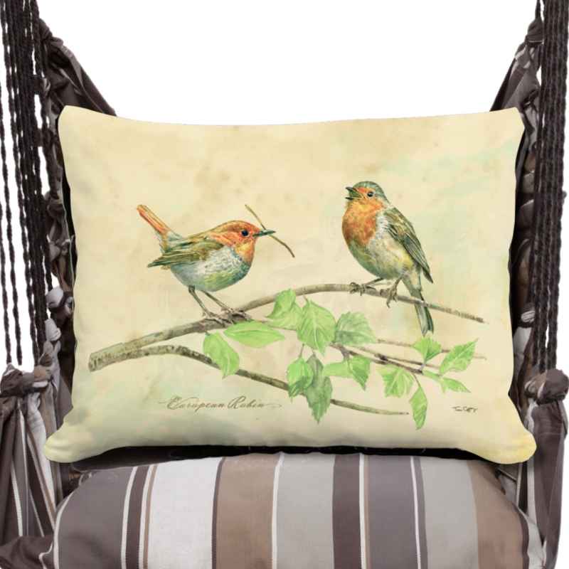 3 Piece Hammock Swing - Slate Grey Stripe with Vintage Pillow