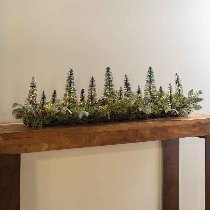 Micro LED Evergreen Tablescape