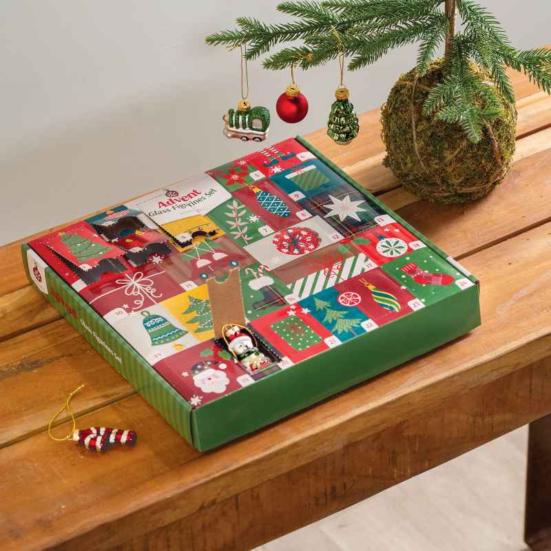 Glass Ornament Advent Calendar