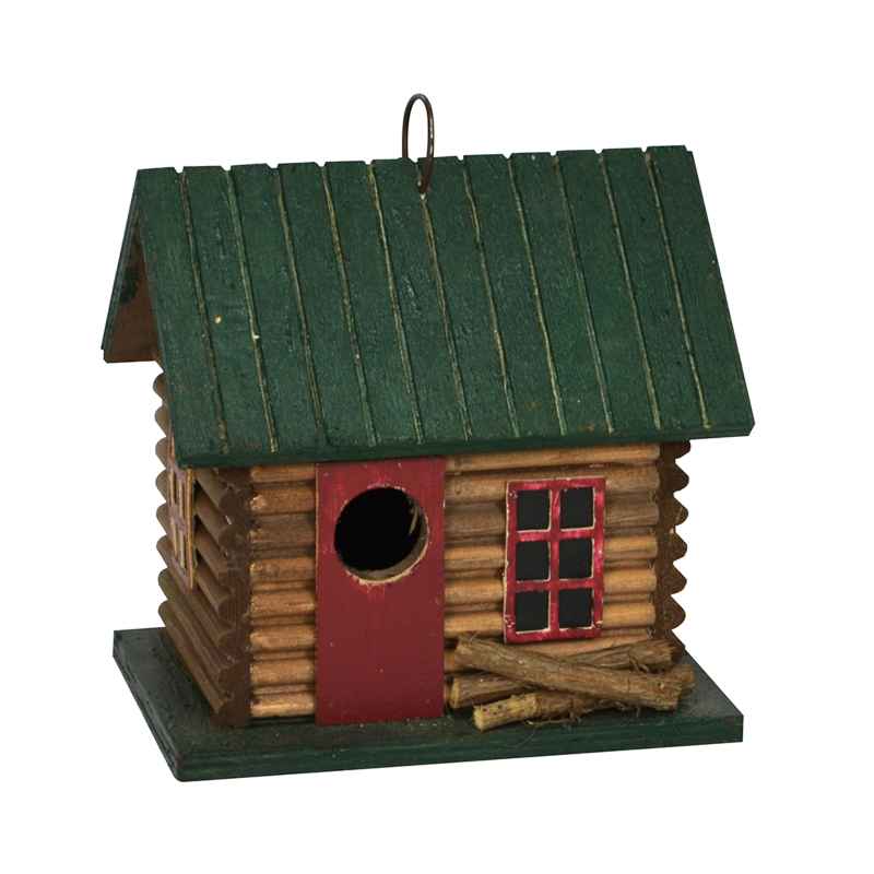 Settler Log Cabin Birdhouse