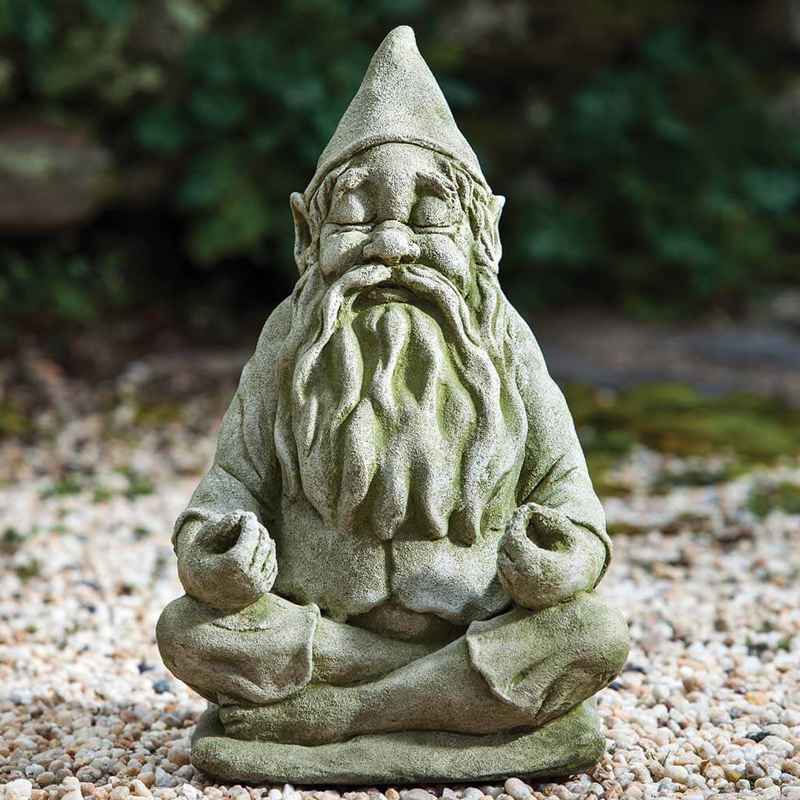 Big Fred Meditating Gnome Statue