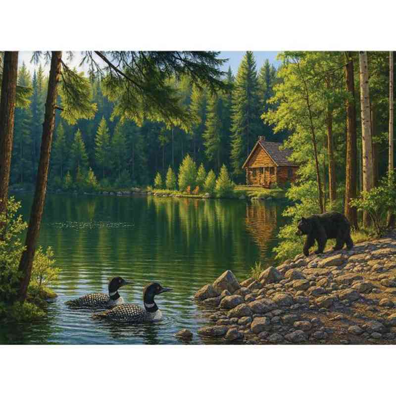 Summer Lake 1000 Piece Puzzle