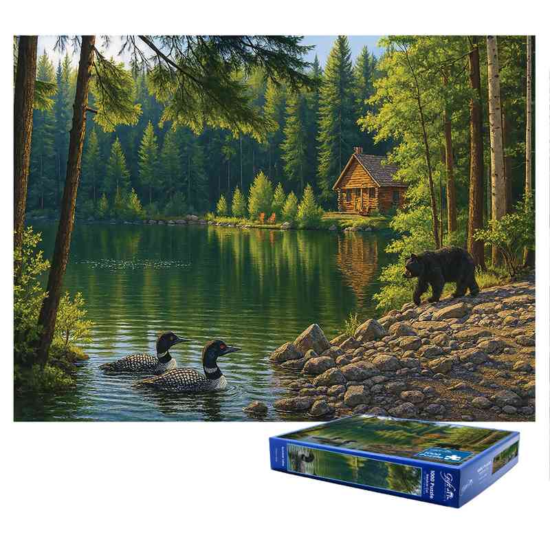 Summer Lake 1000 Piece Puzzle