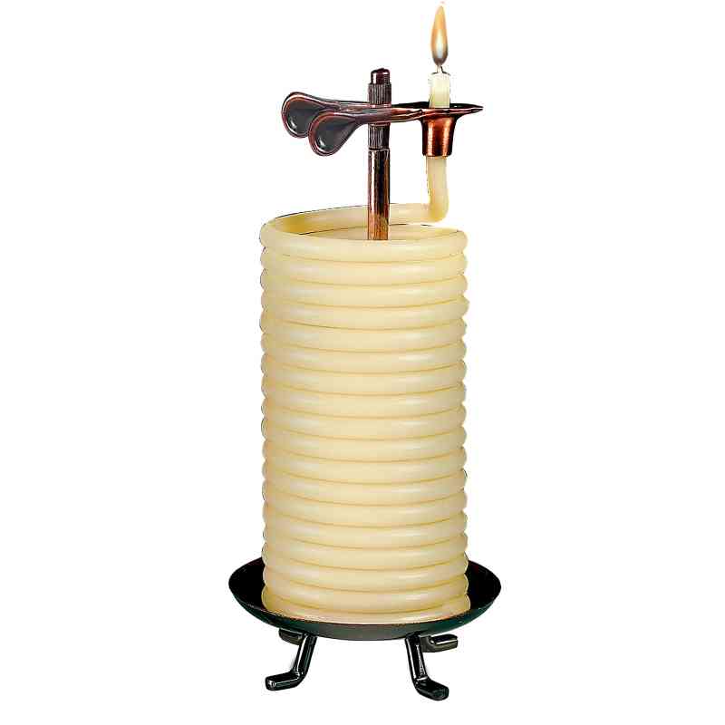 80 Hour Candle By The Hour Beeswax Candle
