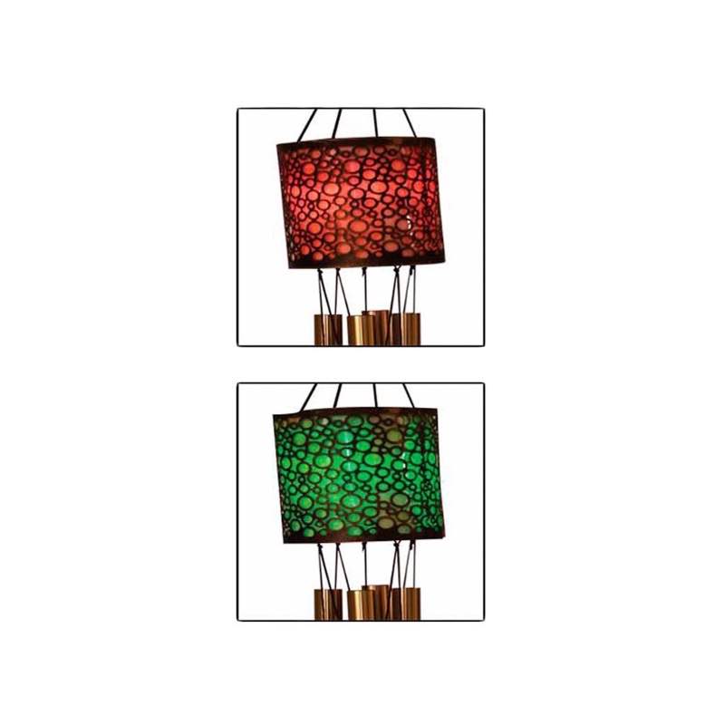 Solar-Powered LED Wind Chime