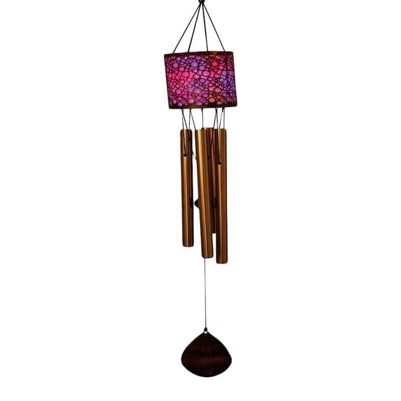 Solar-Powered LED Wind Chime