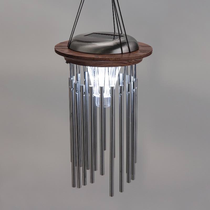 Solar Lighted Wind Chime