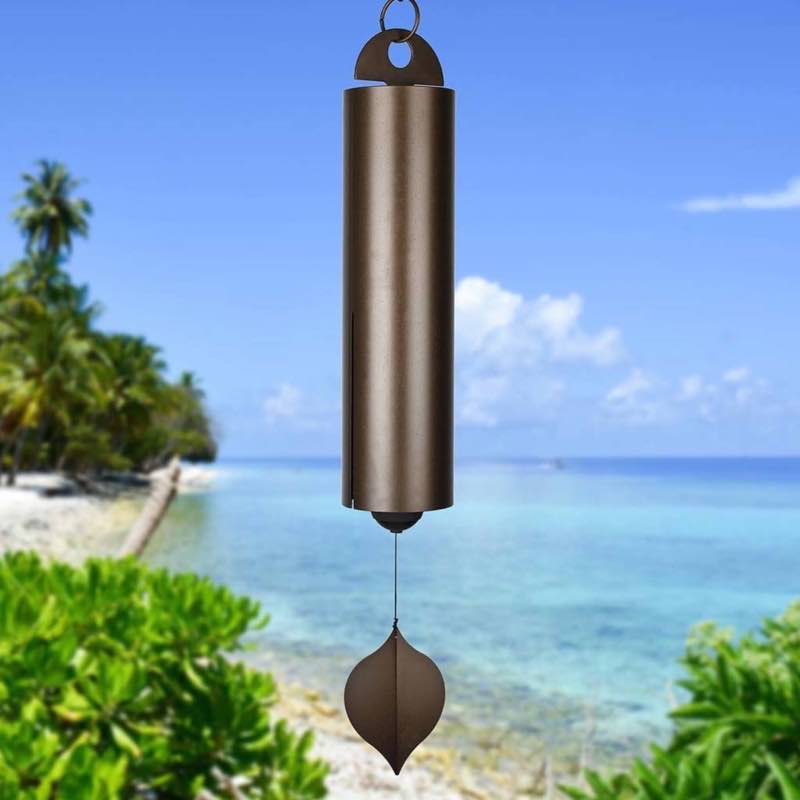 Handcrafted Copper-Colored Steel Wind Bell