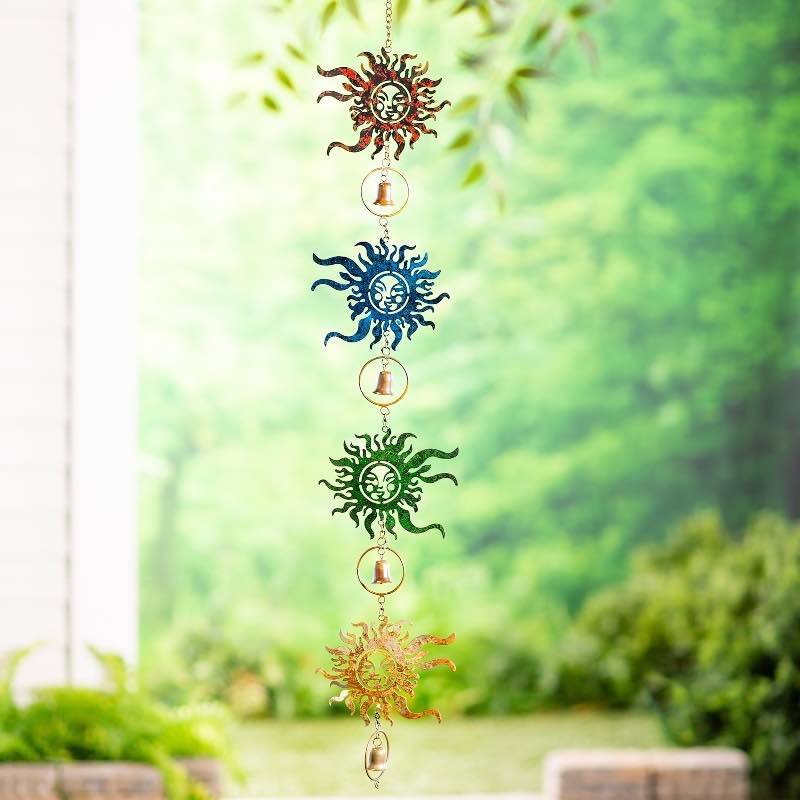 Smiling Suns and Bells Wind Chime